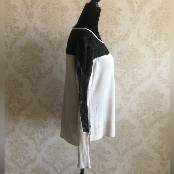 Rachel Roy lace accents sweater - Picture 3 of 9